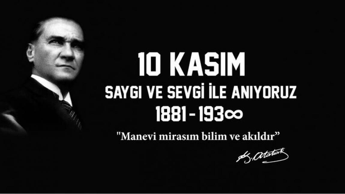 Okulumuzda Mustafa Kemal Atatürk'ü Anma Programı